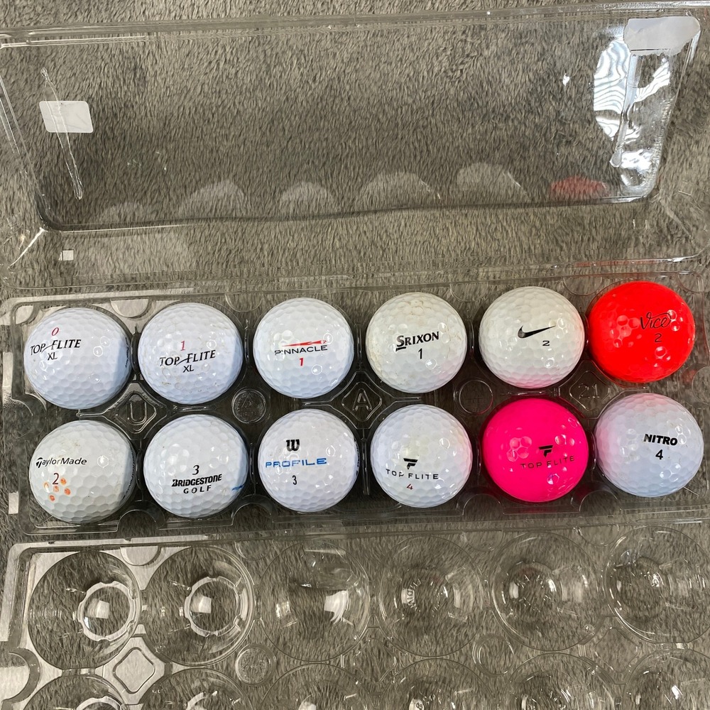 Mixed Golf Balls 24 Count Titleist Callaway Nike TaylorMade Srixon Bridgestone